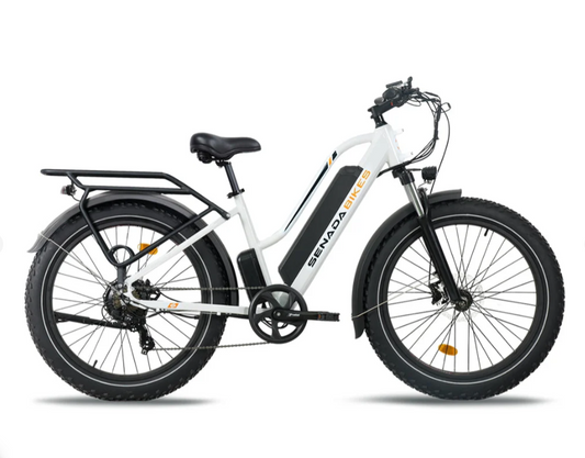 Herald Plus Fat-Tire e-Bike by Senada | 1000W | 80-Mile Range | 330 lb Payload | Comfort Ride!
