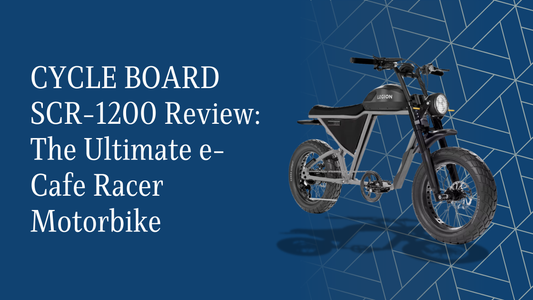 CYCLE BOARD SCR-1200 Review: The Ultimate e-Cafe Racer Motorbike