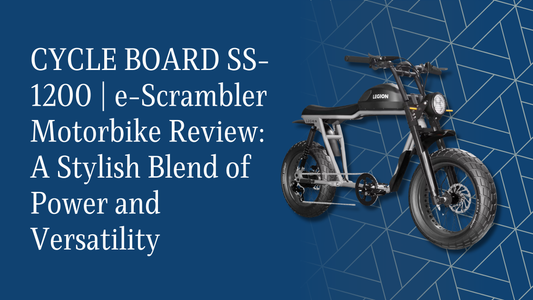 CYCLE BOARD SS-1200 | e-Scrambler Motorbike Review: A Stylish Blend of Power and Versatility