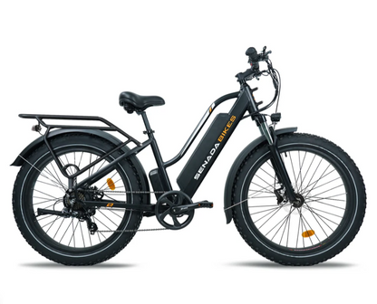 Herald Plus Fat-Tire e-Bike by Senada | 1000W Motor | 80-Mile Range | 330 lb Payload - Buy Now!