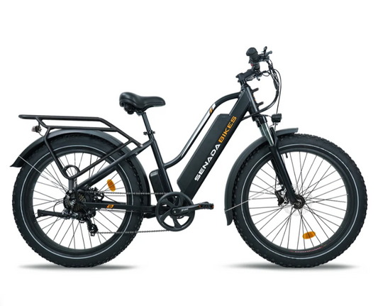 Herald Plus Fat-Tire e-Bike by Senada | 1000W | 80-Mile Range | 330 lb Payload | Comfort Ride!