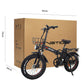 DRVETION At20 Folding Eletric Fat Bike 48V 750W - Black