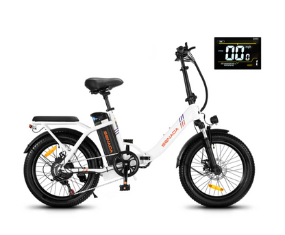 Austin Folding e-Bike by Senada | Fat-Tire | 500W | 62-Mile Range | All-Terrain!