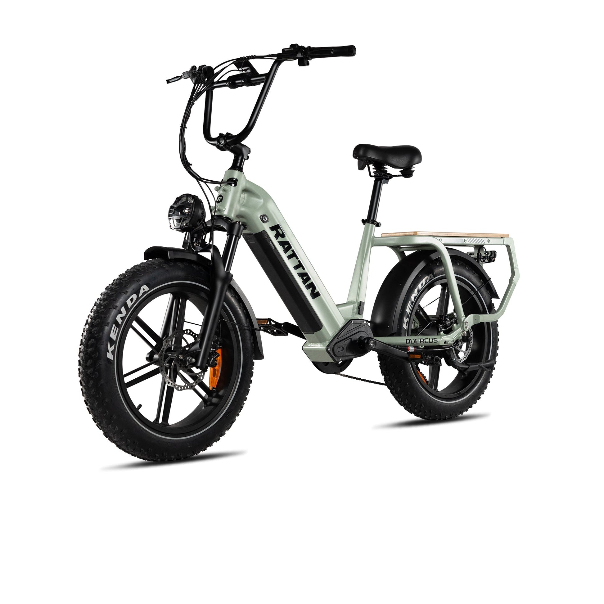 Rattan Quercus, Avocado Green / Ebike + Front Basket(Free) / Security Folding Lock& Mirrors Rattan Quercus, Avocado Green / Ebike + Front Basket(Free) / Security Folding Lock& Mirrors