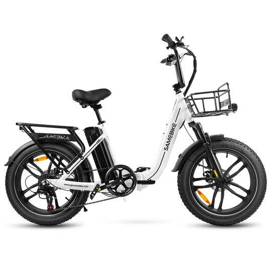 SAMEBIKE C05 Pro Step-Thru Foldable Fat Tire Electric Bike