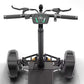 MOVE Electric Scooters - Cycle Board X-Quad 3000 4-Wheel Electric Vehicle topview of the handlebar and LCD display