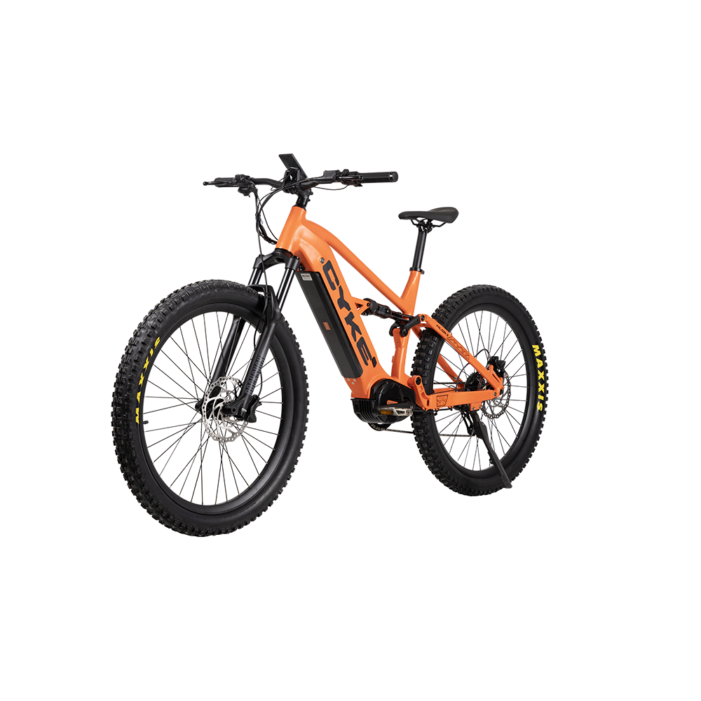 e bike fullys 2021 CYKE Falcon S Full Suspension Electric Bike