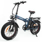 DRVETION At20 Folding Eletric Fat Bike 48V 750W - Cyan Blue