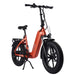 MOVE Electric Scooters - Young Electric E-Flow All Terrain Fat Tire - Radio Orange angled right frontview