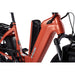 MOVE Electric Scooters - Young Electric E-Flow All Terrain Fat Tire - Radio Orange close of the front body