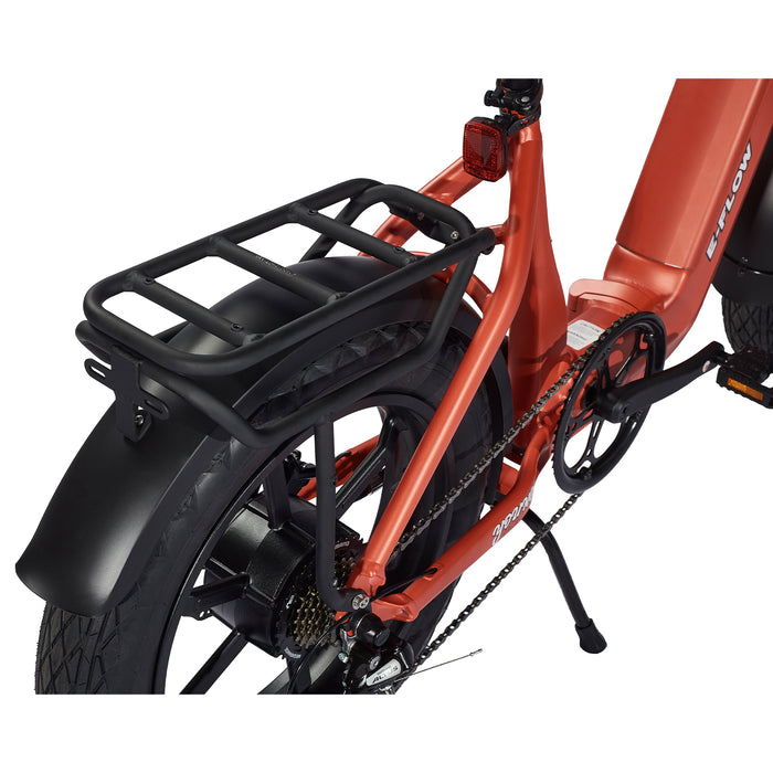 MOVE Electric Scooters - Young Electric E-Flow All Terrain Fat Tire - Radio Orange close-up for the rack placer