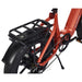 MOVE Electric Scooters - Young Electric E-Flow All Terrain Fat Tire - Radio Orange close-up for the rack placer