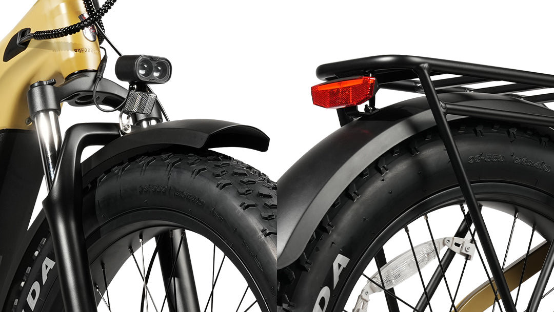 MOVE Electric Scooters - Young Electric E-Scout Pro Step-Through All Terrain Fat Tire Electric Bike enjoy a worriless riding experience