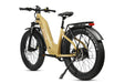 MOVE Electric Scooters - Young Electric E-Scout Pro Step-Through All Terrain Fat Tire Electric Bike angled left rearview