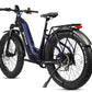 MOVE Electric Scooters - Young Electric E-Scout Pro Step-Through All Terrain Fat Tire Electric Bike angled left rearview