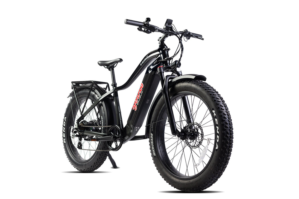 MOVE Electric Scooters - Young Electric E-Scout All Terrain Fat Tire Electric Bike angled right frontview