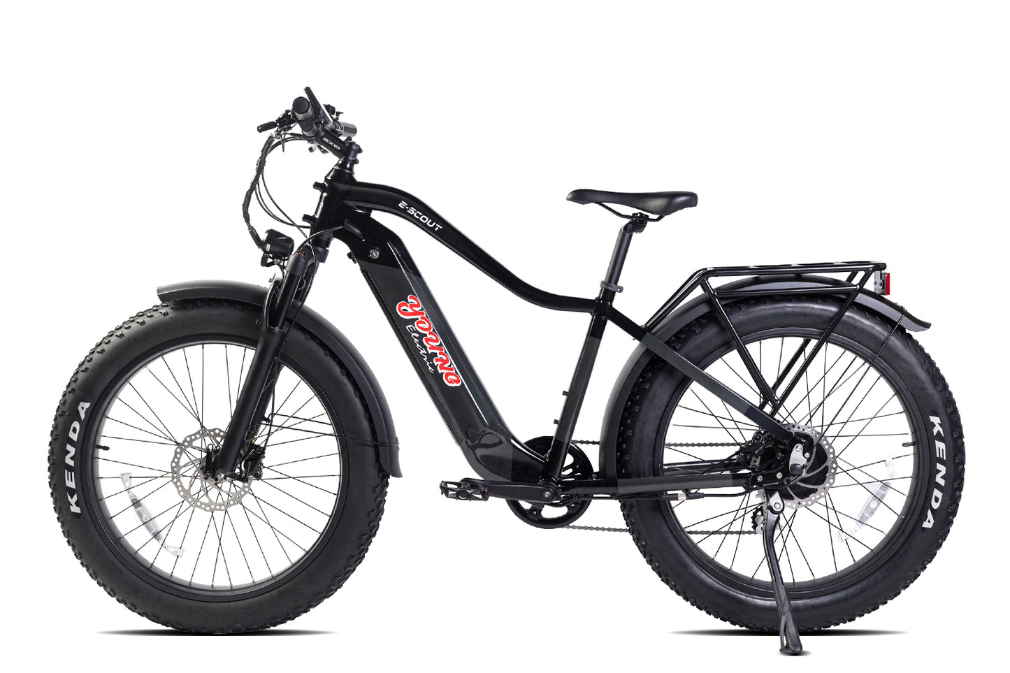 MOVE Electric Scooters - Young Electric E-Scout All Terrain Fat Tire Electric Bike left sideview