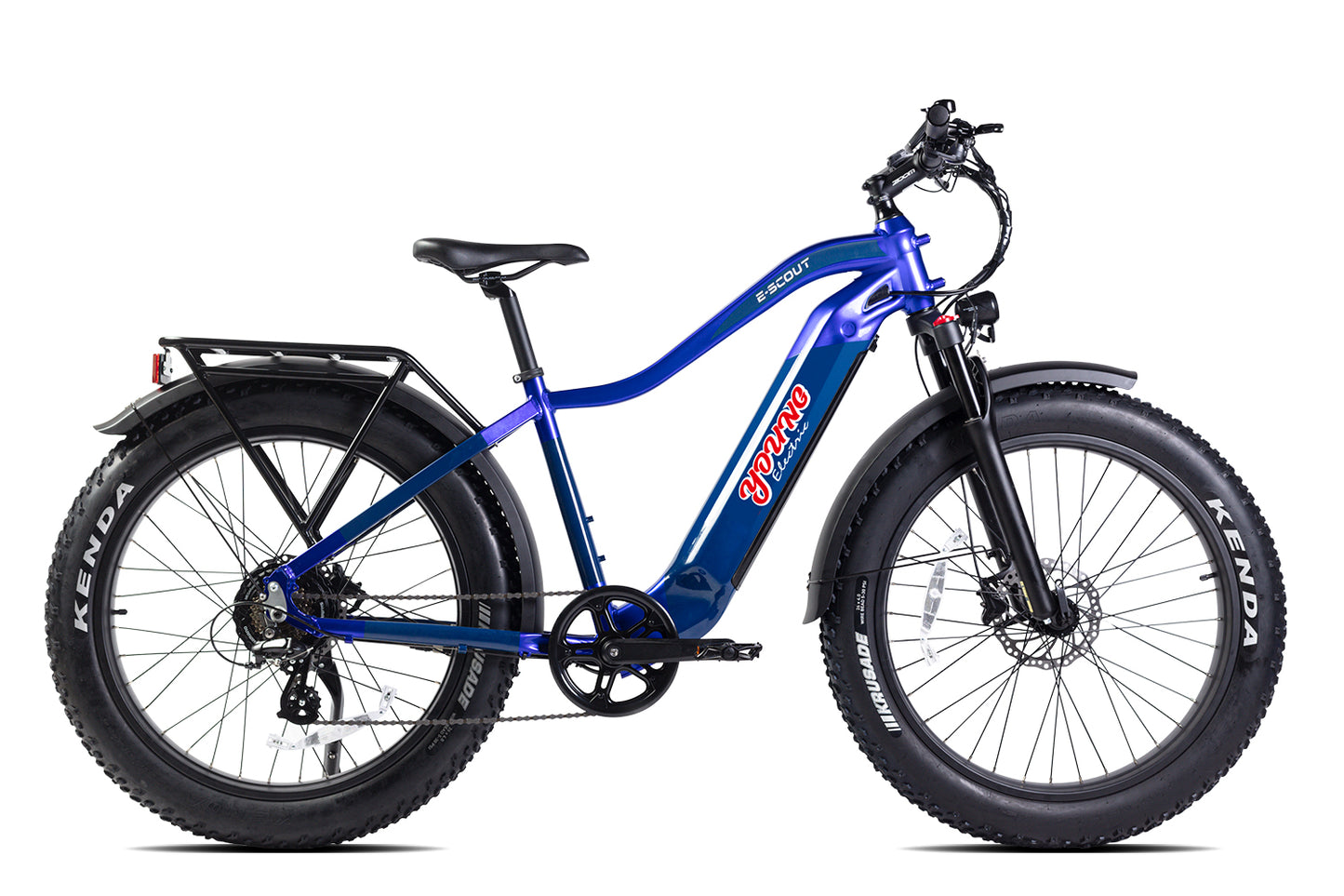 MOVE Electric Scooters - Young Electric E-Scout All Terrain Fat Tire Electric Bike - Klein Blue