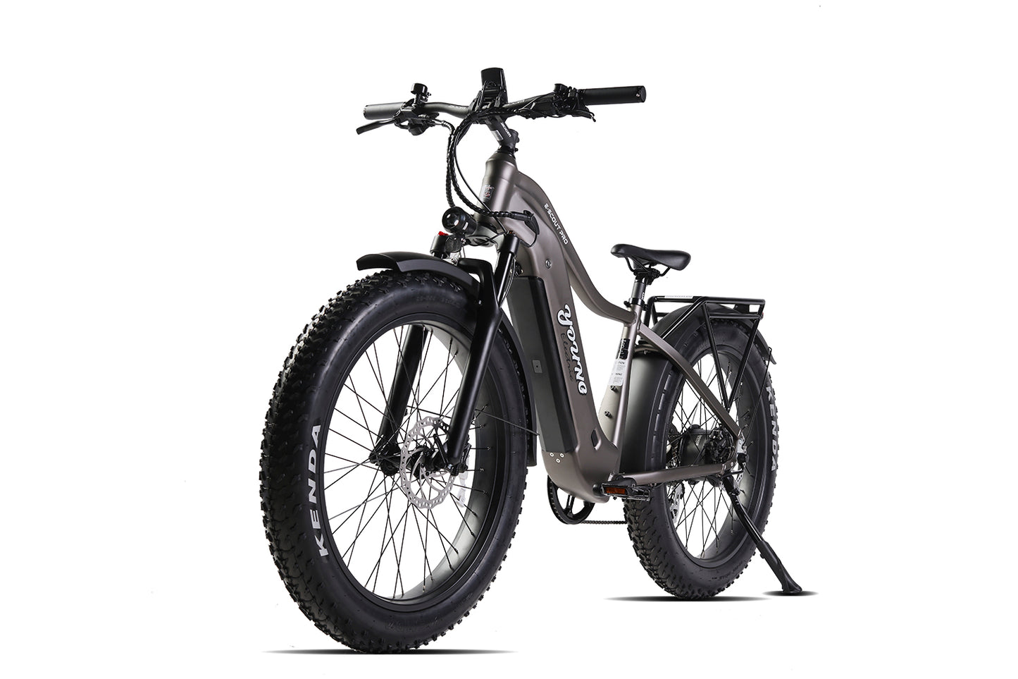 MOVE Electric Scooters - Young Electric E-Scout Pro All Terrain Fat Tire Electric Hunting Bike - Matte Gun Metal