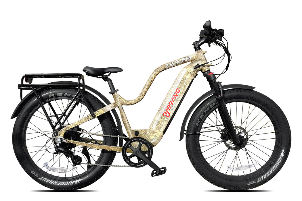 MOVE Electric Scooters - Young Electric E-Explorer Electric Hunting Bike - Desert Camo right sideview