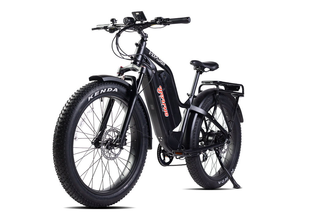 MOVE Electric Scooters - Young Electric E-Explorer Electric Hunting Bike - Black