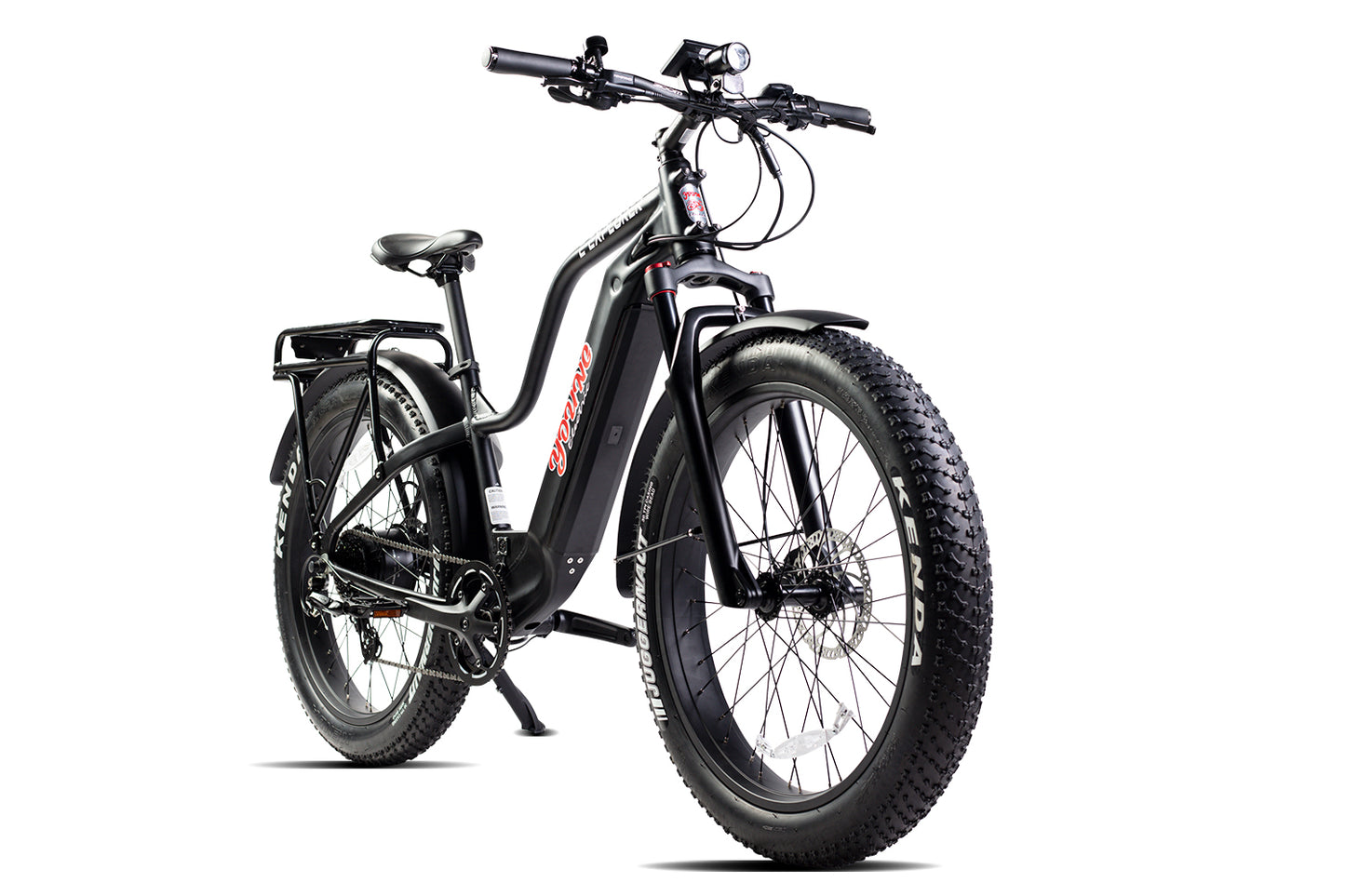 MOVE Electric Scooters - Young Electric E-Explorer Electric Hunting Bike - Black angled right frontview