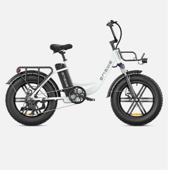 MOVE Electric Scooters - Engwe L20 Electric Bike Snow White