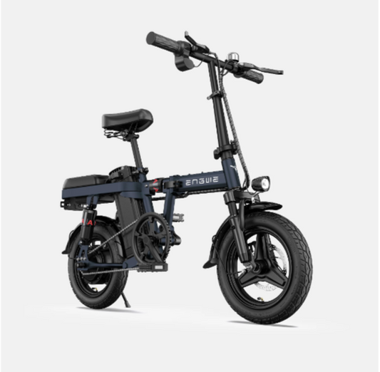 MOVE Electric Scooters - Engwe T14 mini foldable electric bike blue 