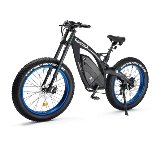 MOVE Electric Scooters - Ecotric Bison Electric BIke angled left sideview