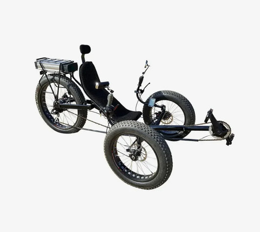 EMOBILITY STAR Fat Tire Folding Electric Recumbent Tricycle