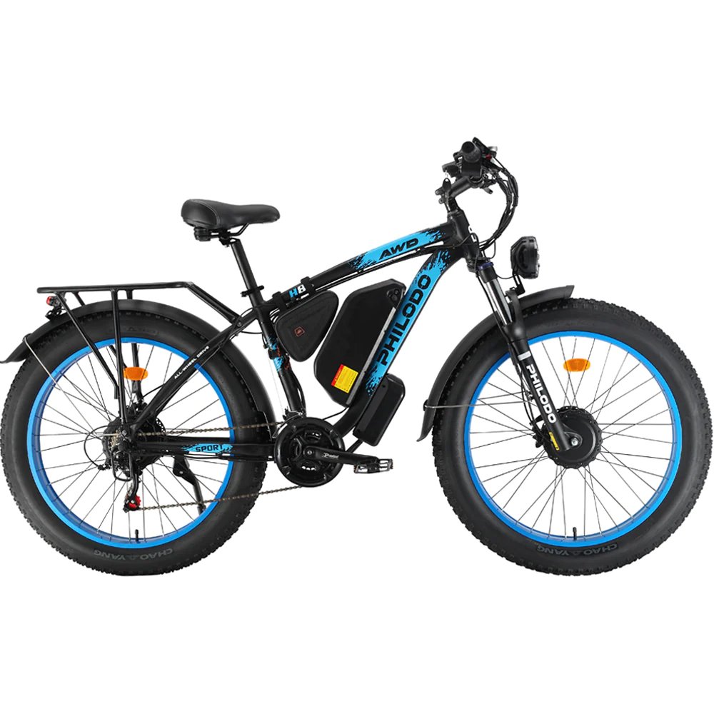 PHILODO BIKES H8 | Dual Motor Fat Tire Electric Bike