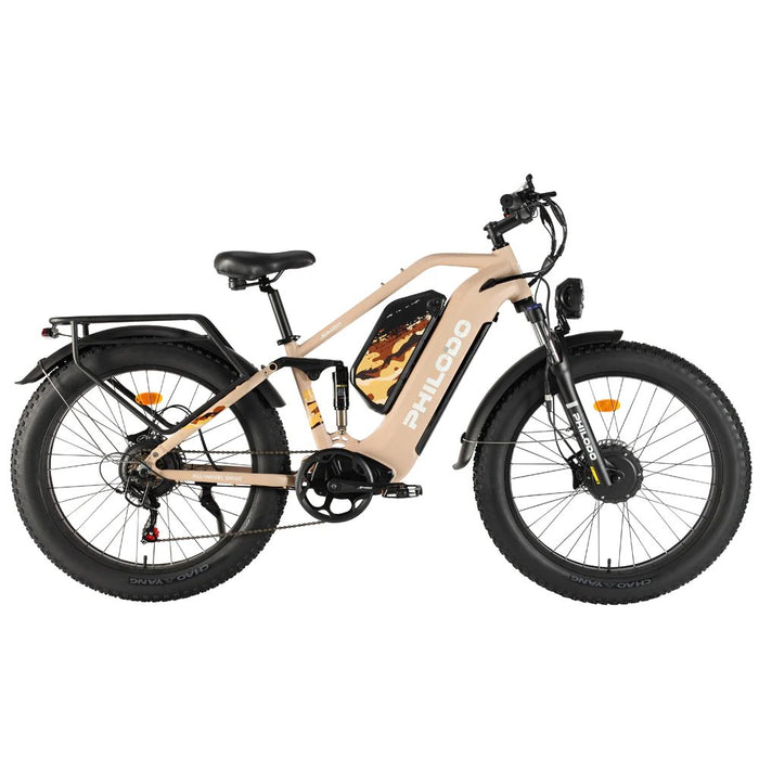 PHILODO BIKES Jumbo | Dual Motor Dual Battery Full Suspension Electric Bike