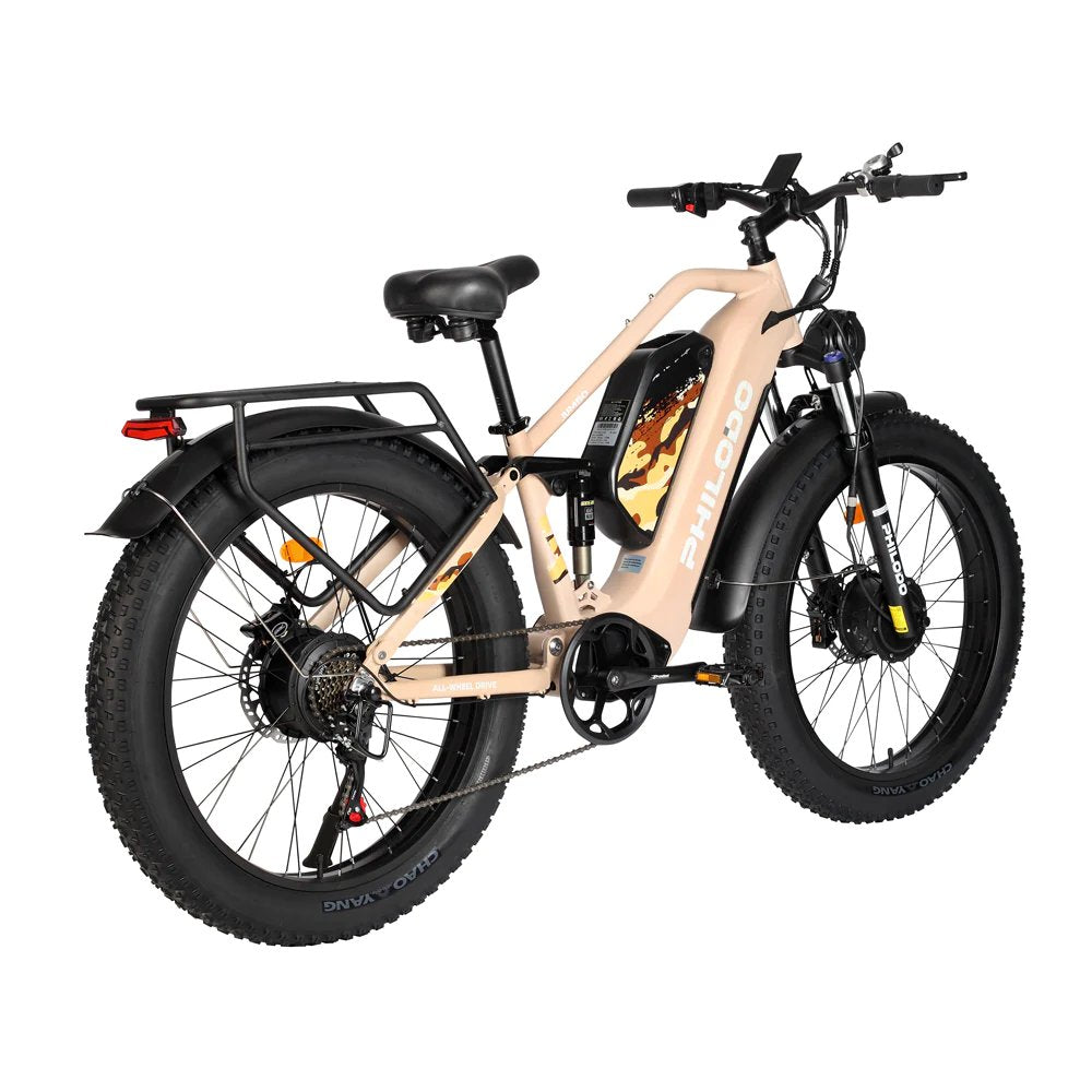 PHILODO BIKES Jumbo | Dual Motor Dual Battery Full Suspension Electric Bike