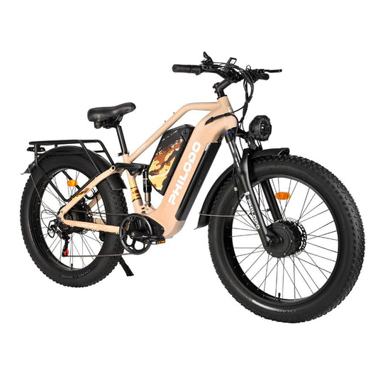 PHILODO BIKES Jumbo | Dual Motor Dual Battery Full Suspension Electric Bike