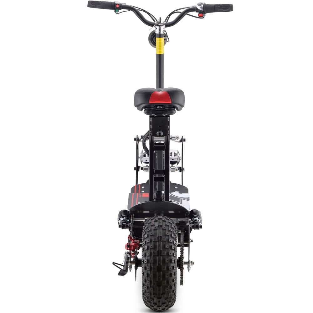 MOVE Electric Scooters - MotoTec Vulcan 1600W Electric Scooter rearview