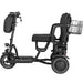 MOVE Electric Scooters - MotoTec Folding Mobility Electric Tricke 700W Dual Motor left sideview with bag accessory