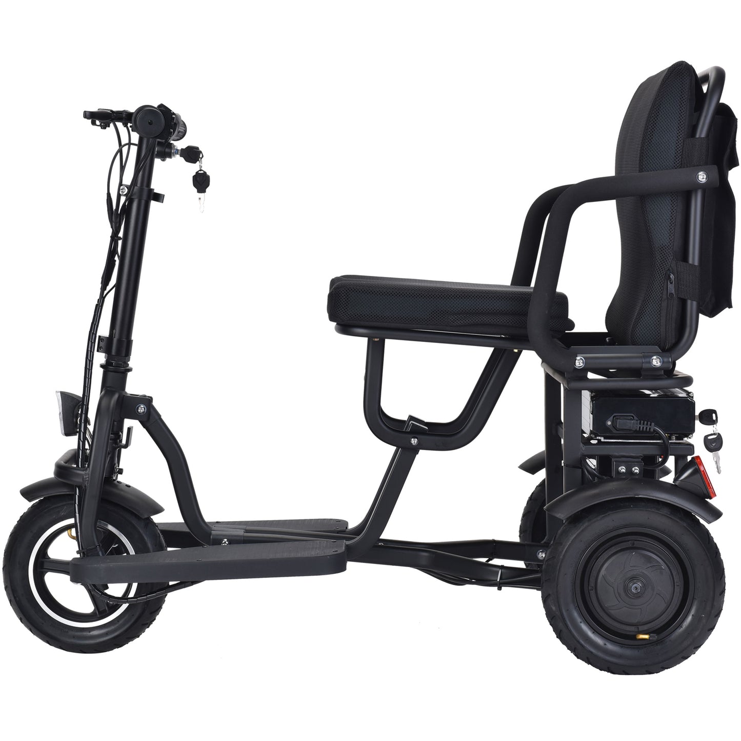 MOVE Electric Scooters - MotoTec Folding Mobility Electric Tricke 700W Dual Motor left sideview