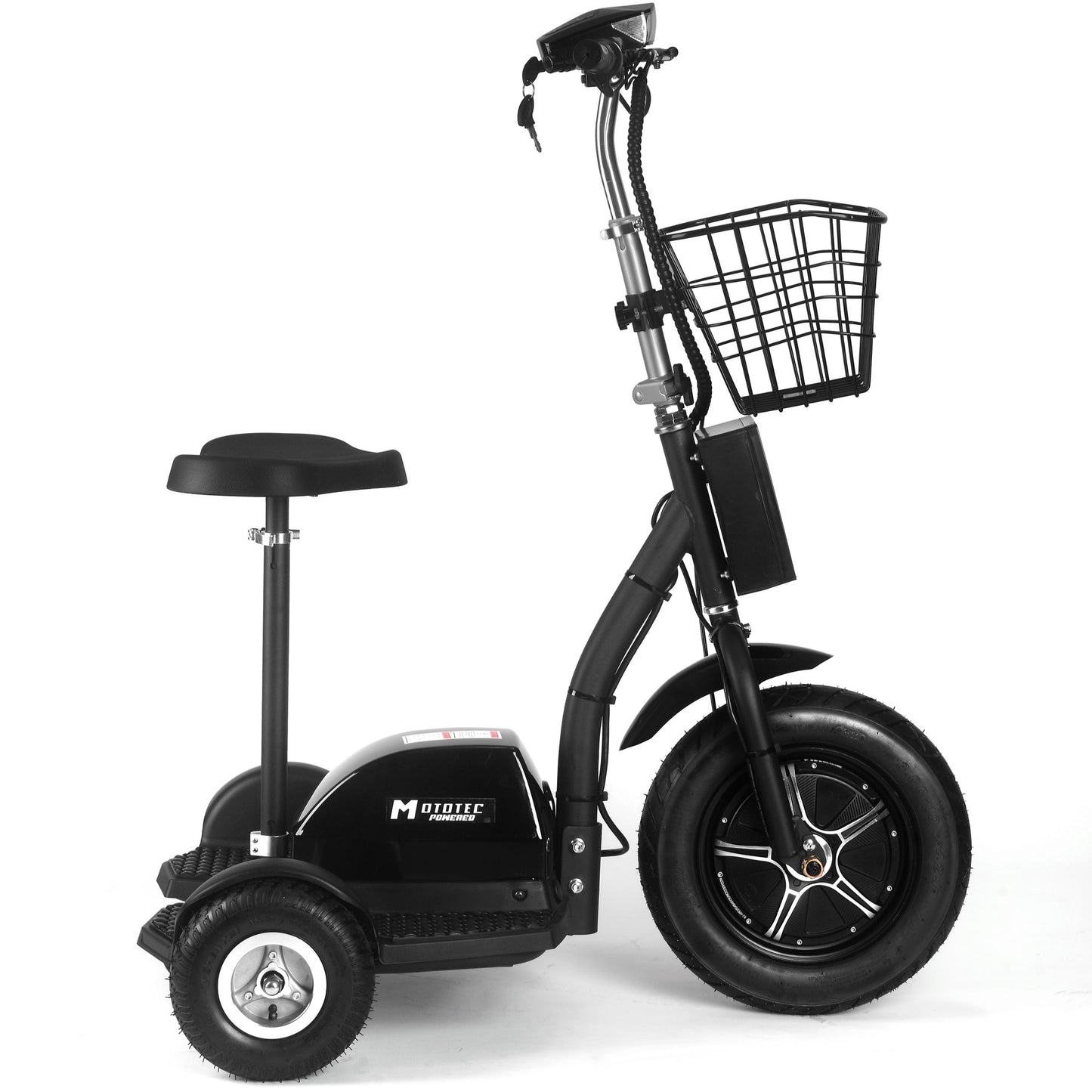 MOVE Electric Scooters - MotoTec Electric Trike 500W right sideview