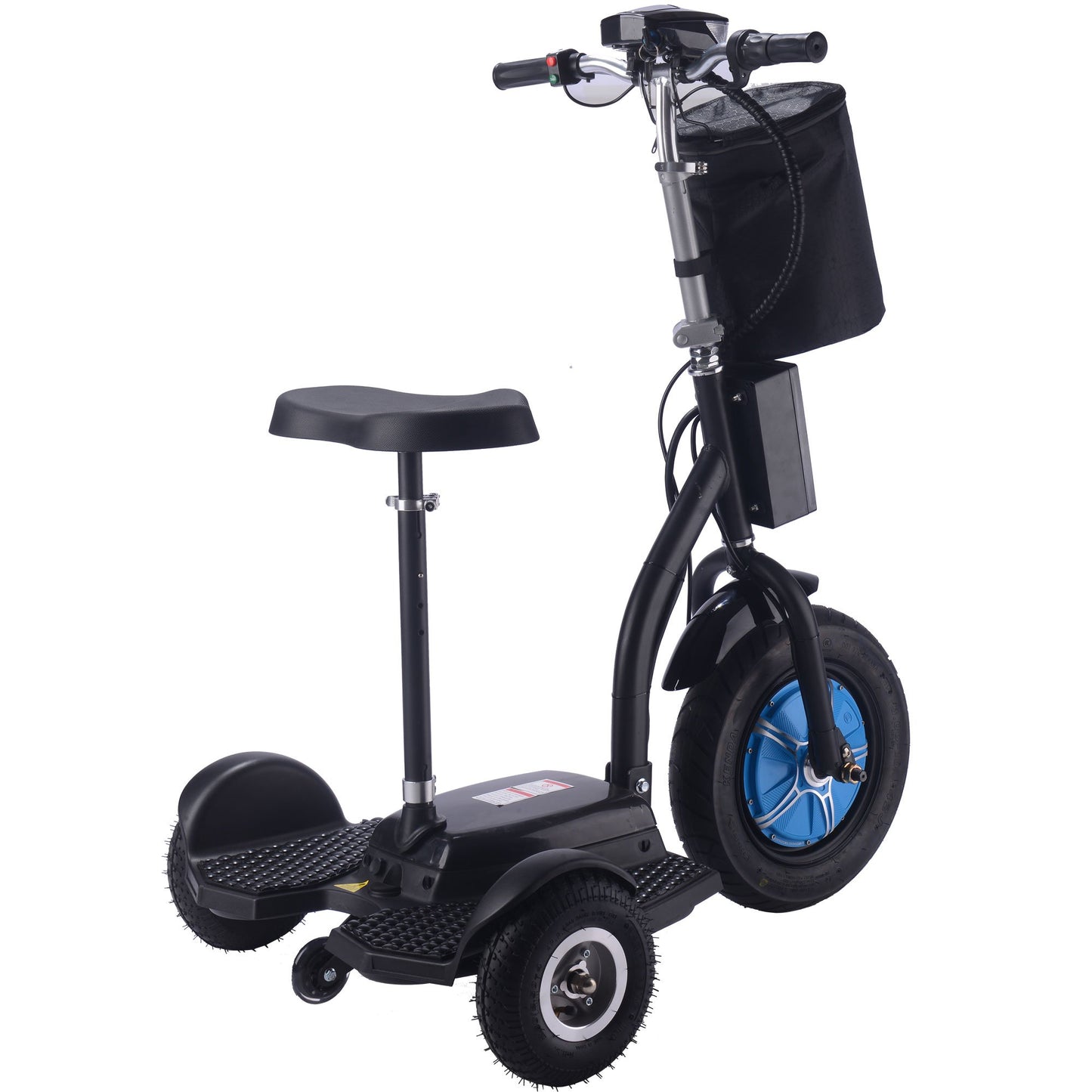 MOVE Electric Scooters - MotoTec Electric Trike 750W angled right rearview