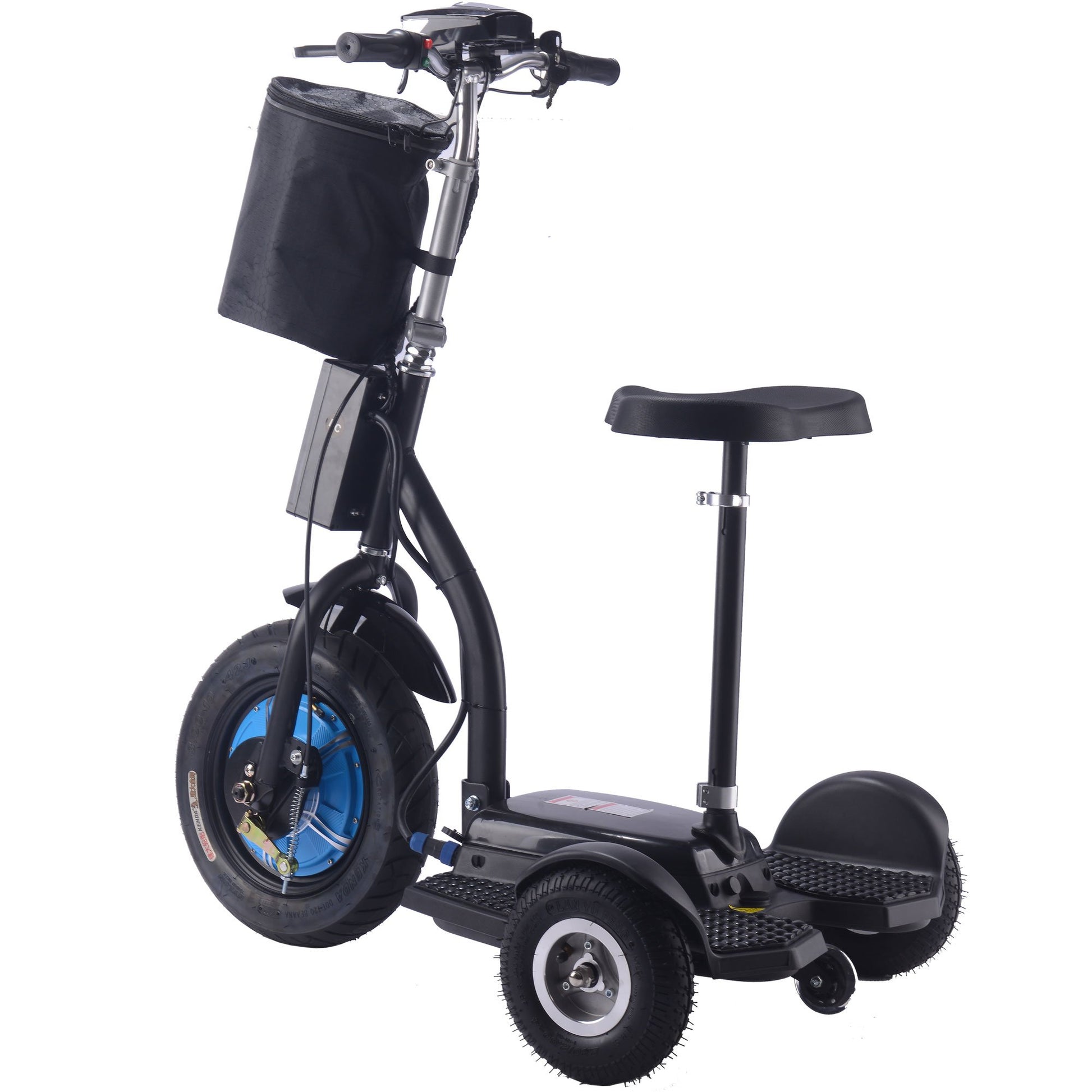 MOVE Electric Scooters - MotoTec Electric Trike 750W angled left rearview