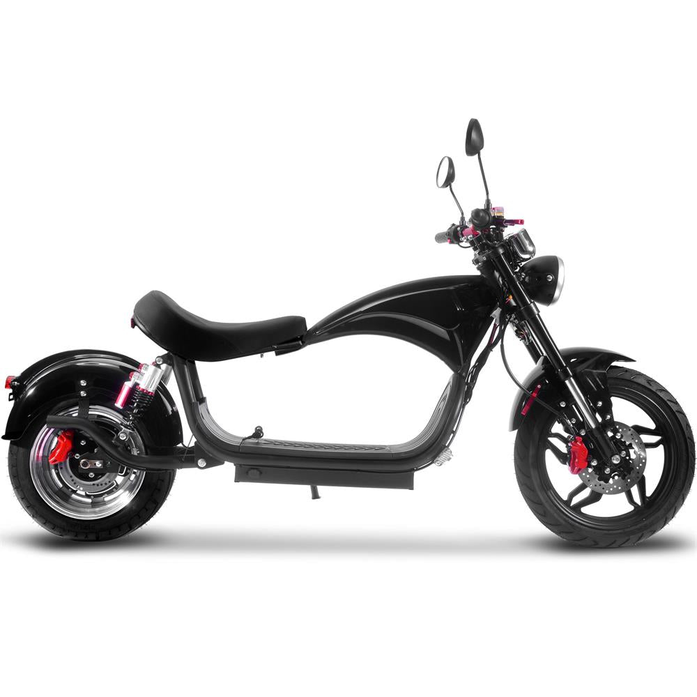 MOVE Electric Scooters - MotoTec Raven 2500W Electric Scooter right sideview