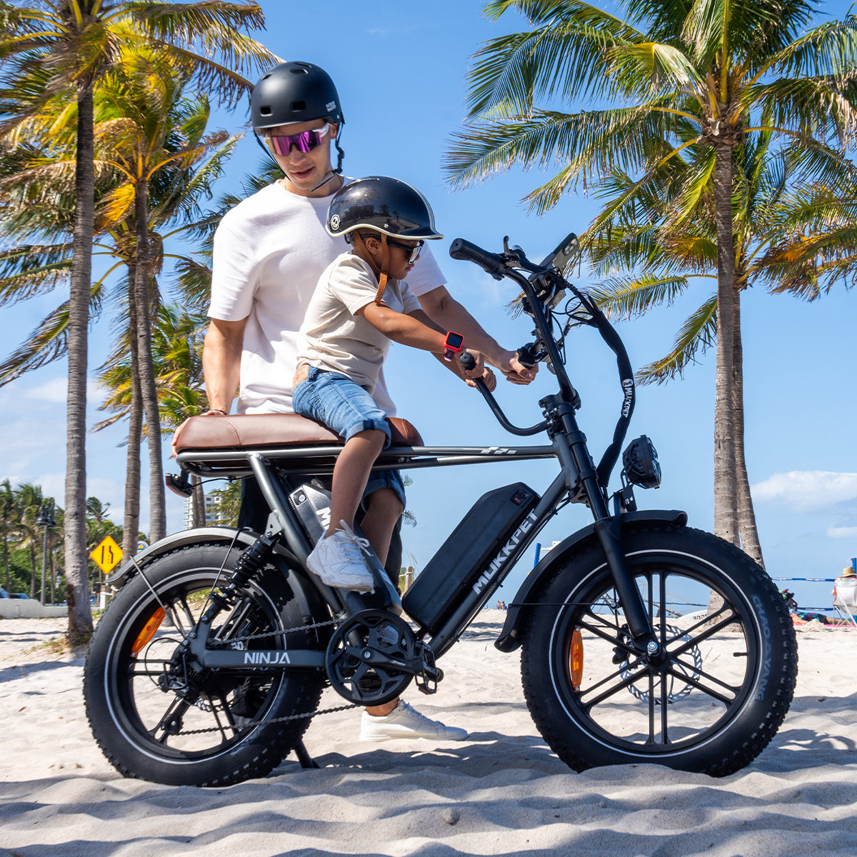 ninja electric bicycle Mukkpet NINJA Moped-Style E-Bike