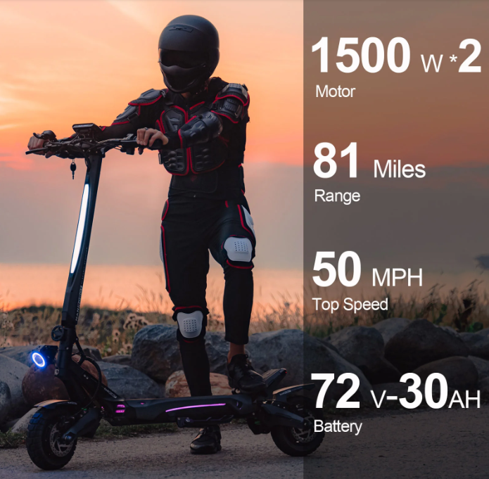 MOVE Electric Scooters - Nanrobot N6 72V Details