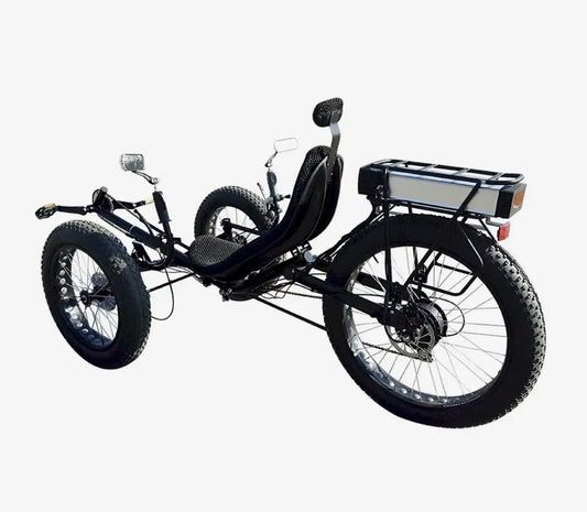 EMOBILITY STAR Fat Tire Folding Electric Recumbent Tricycle