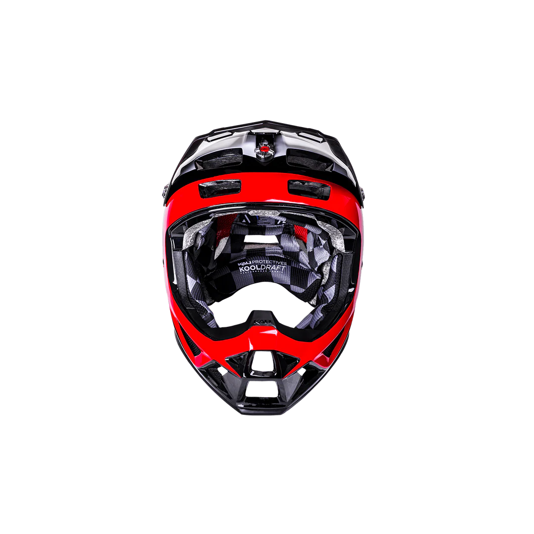 Kali Protectives Trinity Carbon Full Face MTB Helmet – Carbon Fiber Shell, FidLock Buckle, Downhill Certified